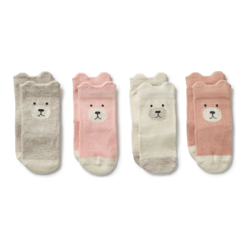 Wilson+Frenchy 4-Pack Organic Baby Socks Set - Image 9