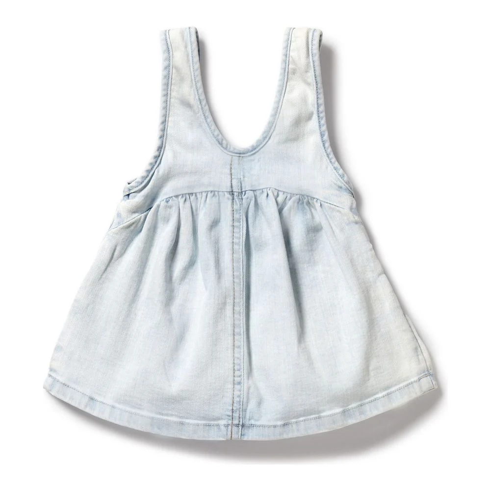 Wilson+Frenchy Denim Dress - Denim / 12-18 Months (10-12 kg) / Spring/Summer 2025 - Image 2