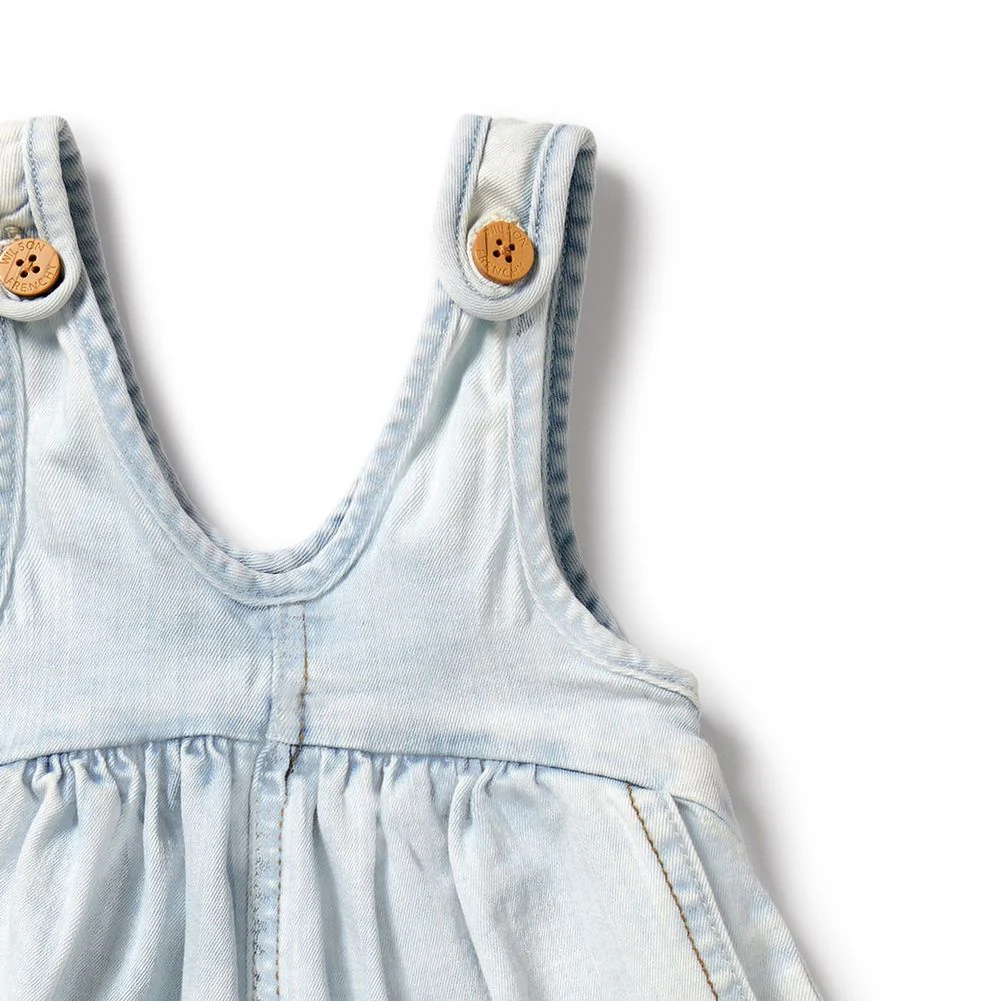 Wilson+Frenchy Denim Dress - Denim / 12-18 Months (10-12 kg) / Spring/Summer 2025 - Image 3