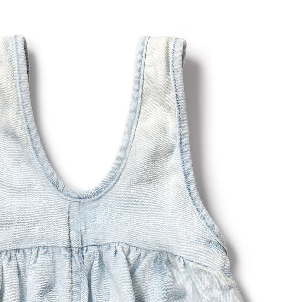 Wilson+Frenchy Denim Dress - Denim / 12-18 Months (10-12 kg) / Spring/Summer 2025 - Image 4