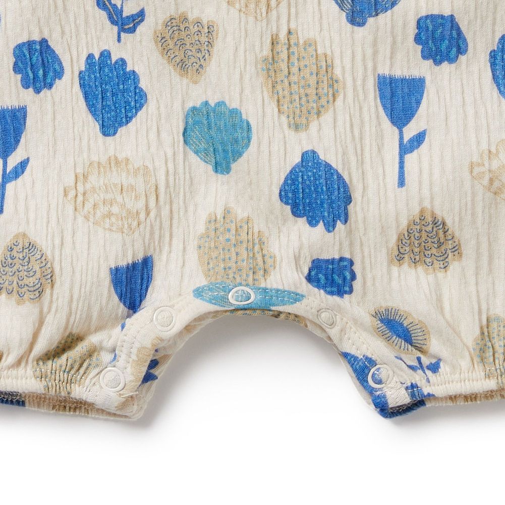 Wilson+Frenchy Crinkle Henley Playsuit - Image 3