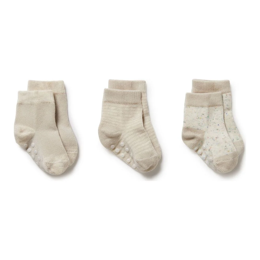 Wilson+Frenchy 3-Pack Organic Cotton Baby Socks
