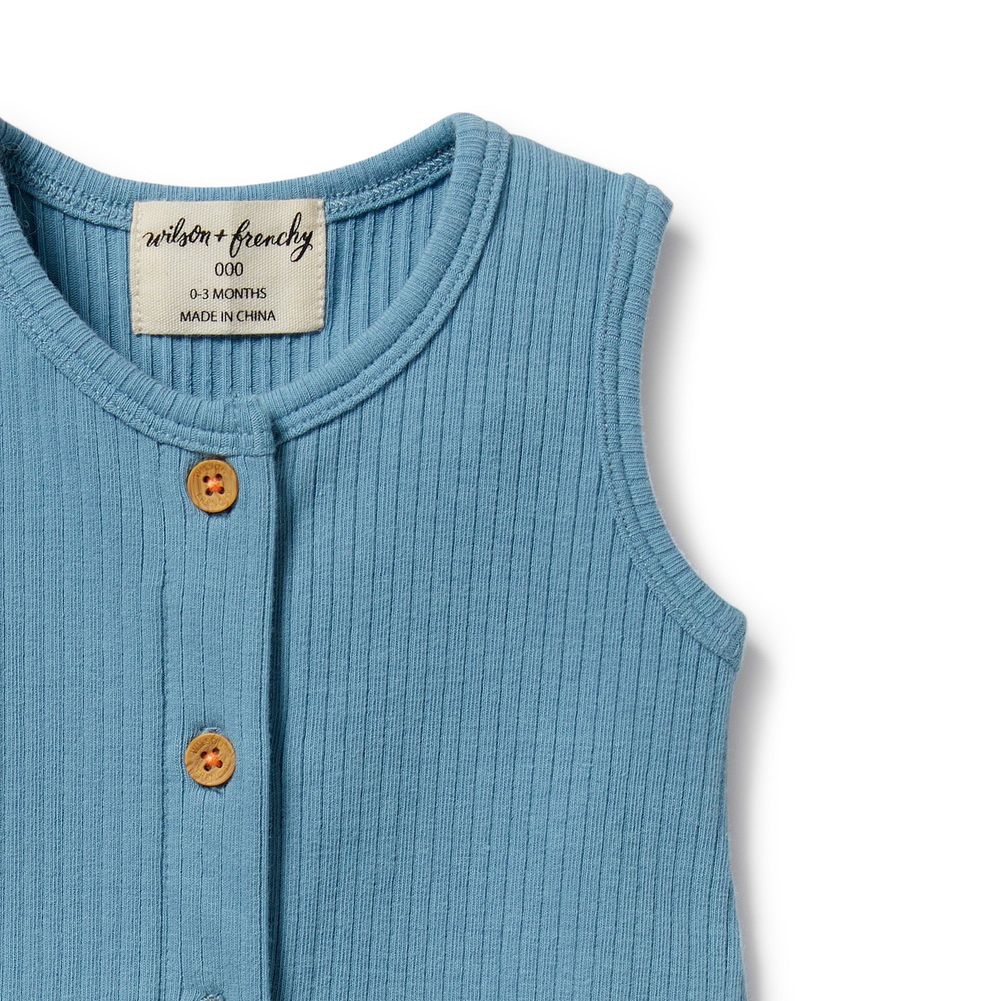 Wilson+Frenchy Organic Rib Growsuit - Image 3