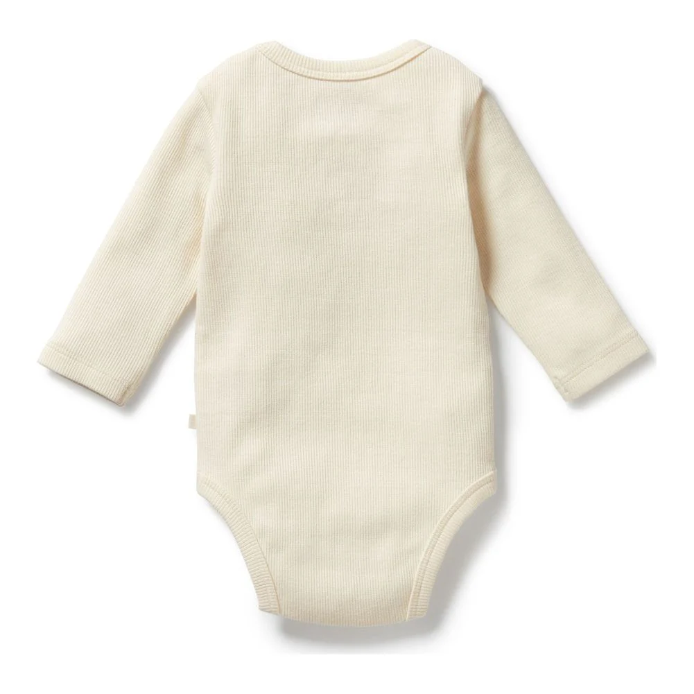 Wilson+Frenchy Organic Rib Long-Sleeved Top - Buttermilk - Image 2