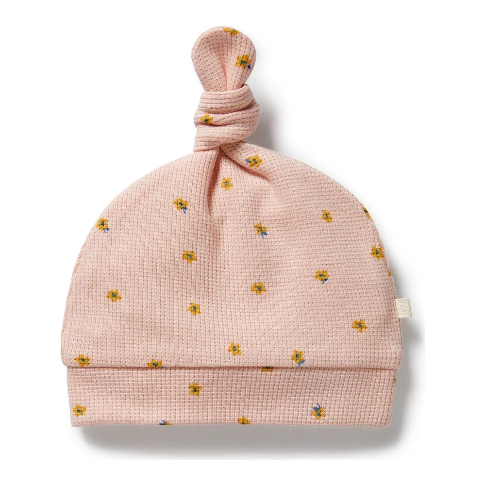 Wilson+Frenchy Organic Waffle Knot Hat - Little Fleur