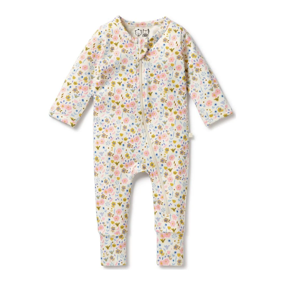 Wilson+Frenchy Organic Cotton Zipsuit with Feet - Image 11