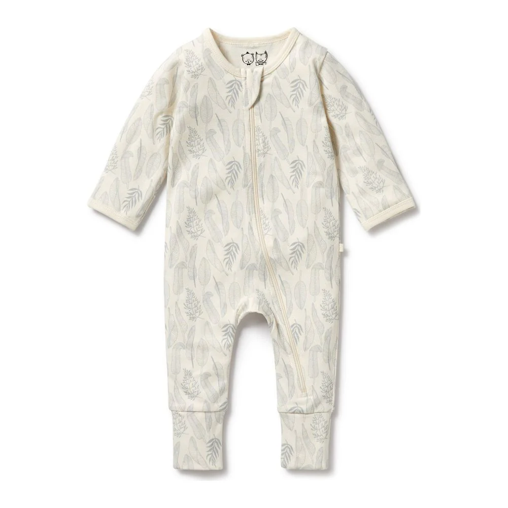 Wilson+Frenchy Organic Cotton Zipsuit with Feet - Image 9