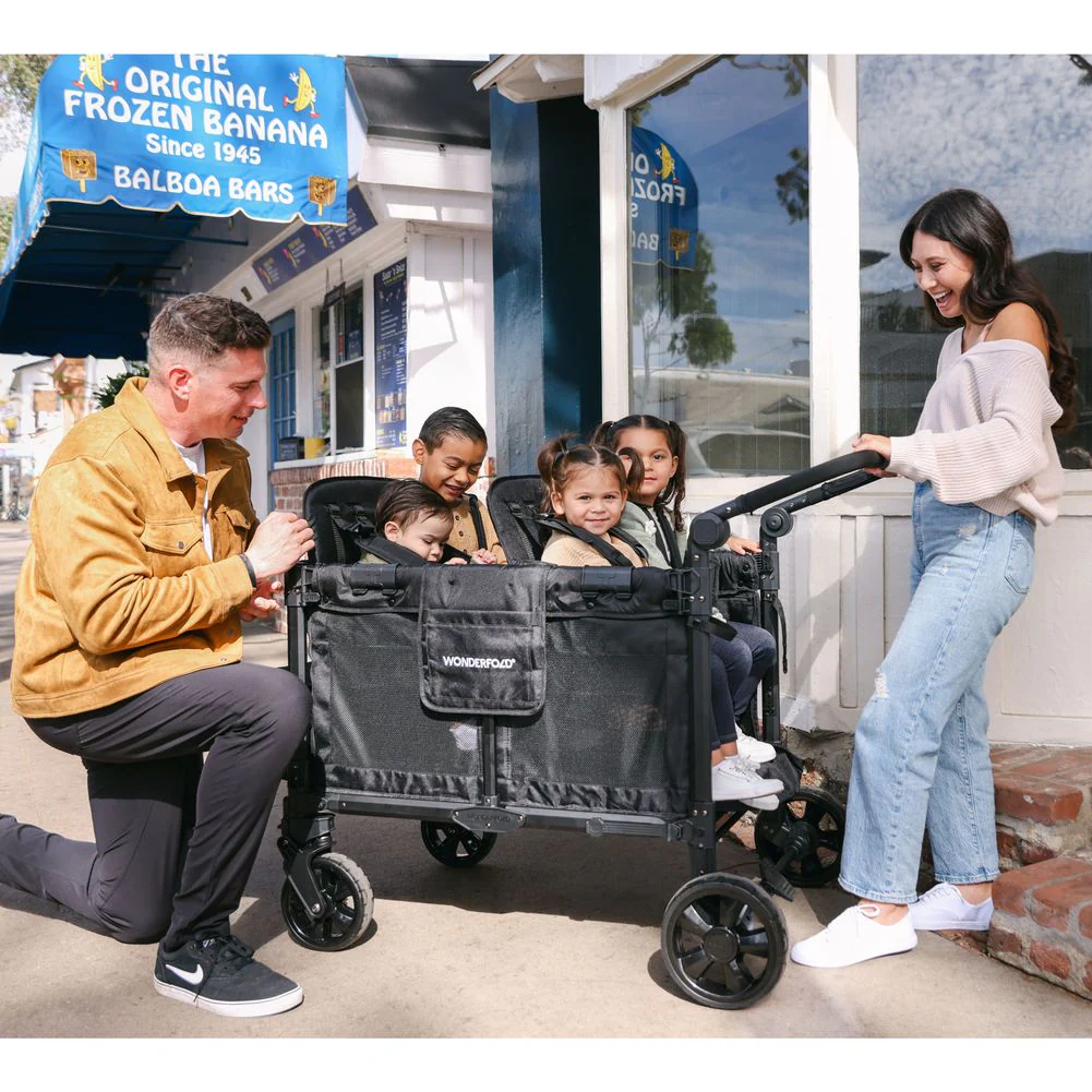 Wonderfold W4 Elite Pro Quad Stroller Wagon - Image 10