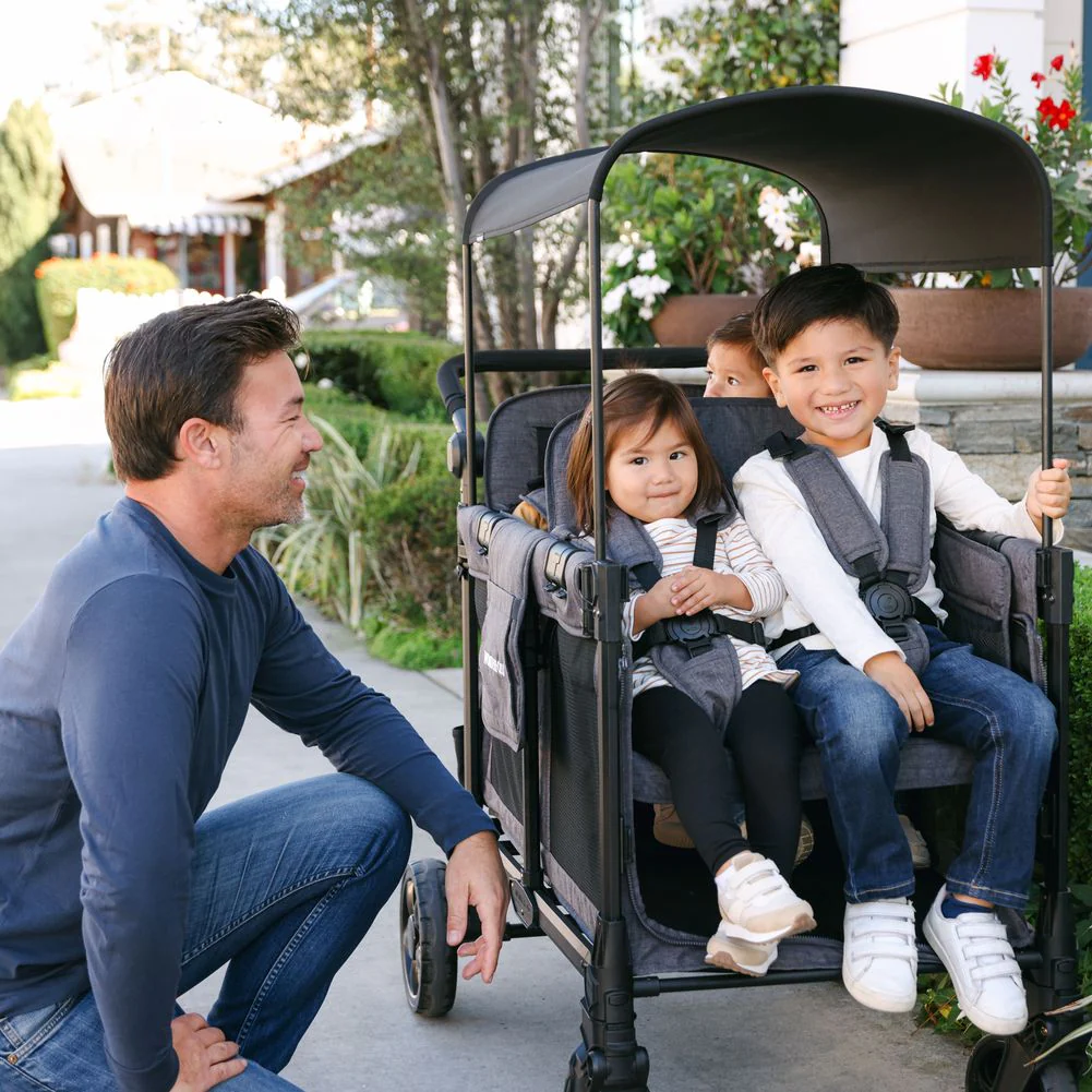 Wonderfold W4 Elite Pro Quad Stroller Wagon - Image 8