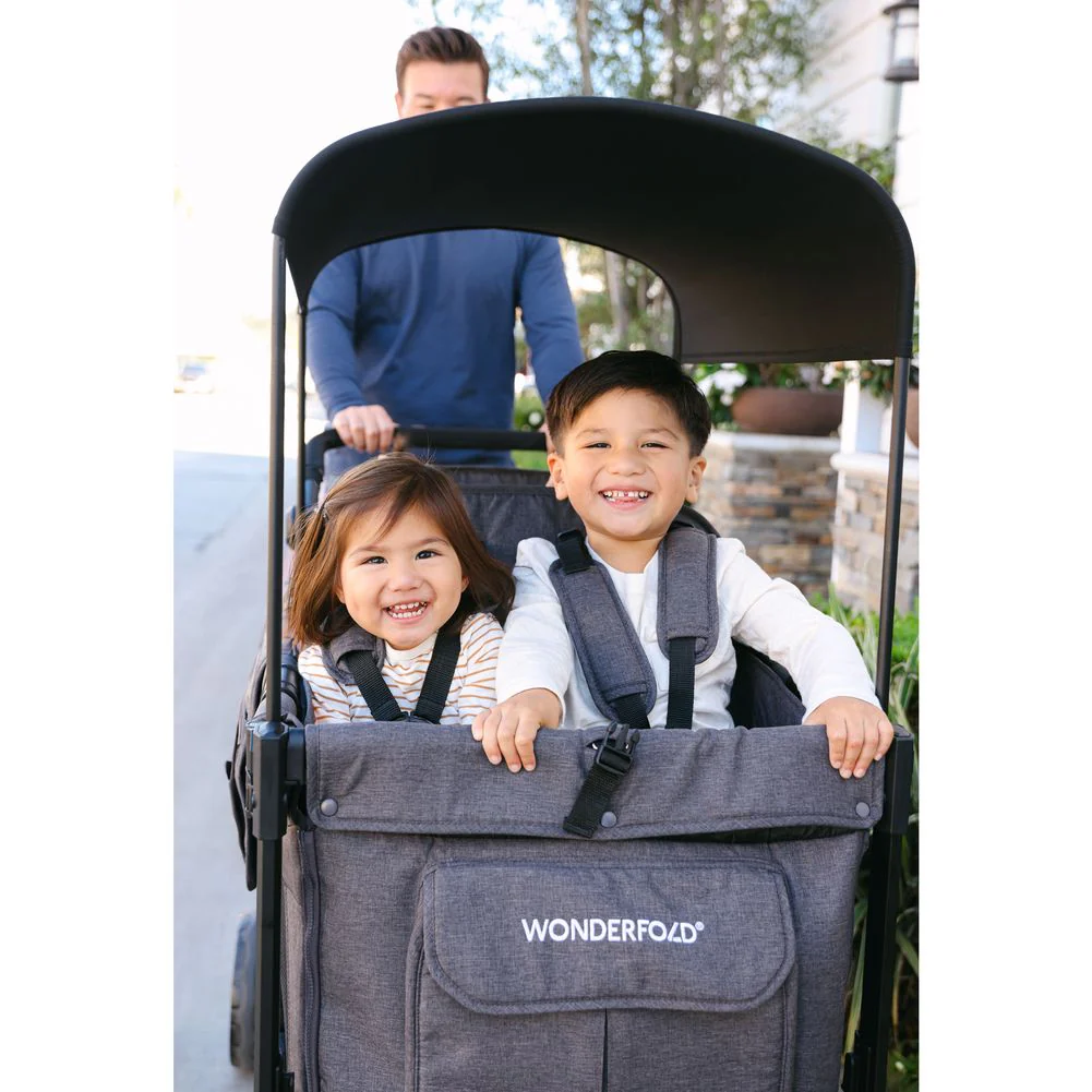 Wonderfold W4 Elite Pro Quad Stroller Wagon - Image 9