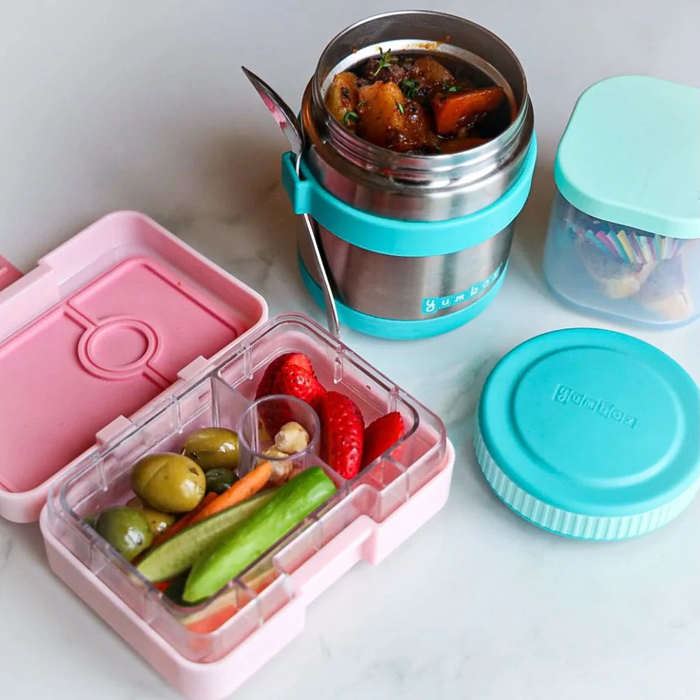 Yumbox Zuppa Triple Insulated Stainless Steel Thermal Food Jar with Spoon - Twilight Black / 12 oz - Image 3