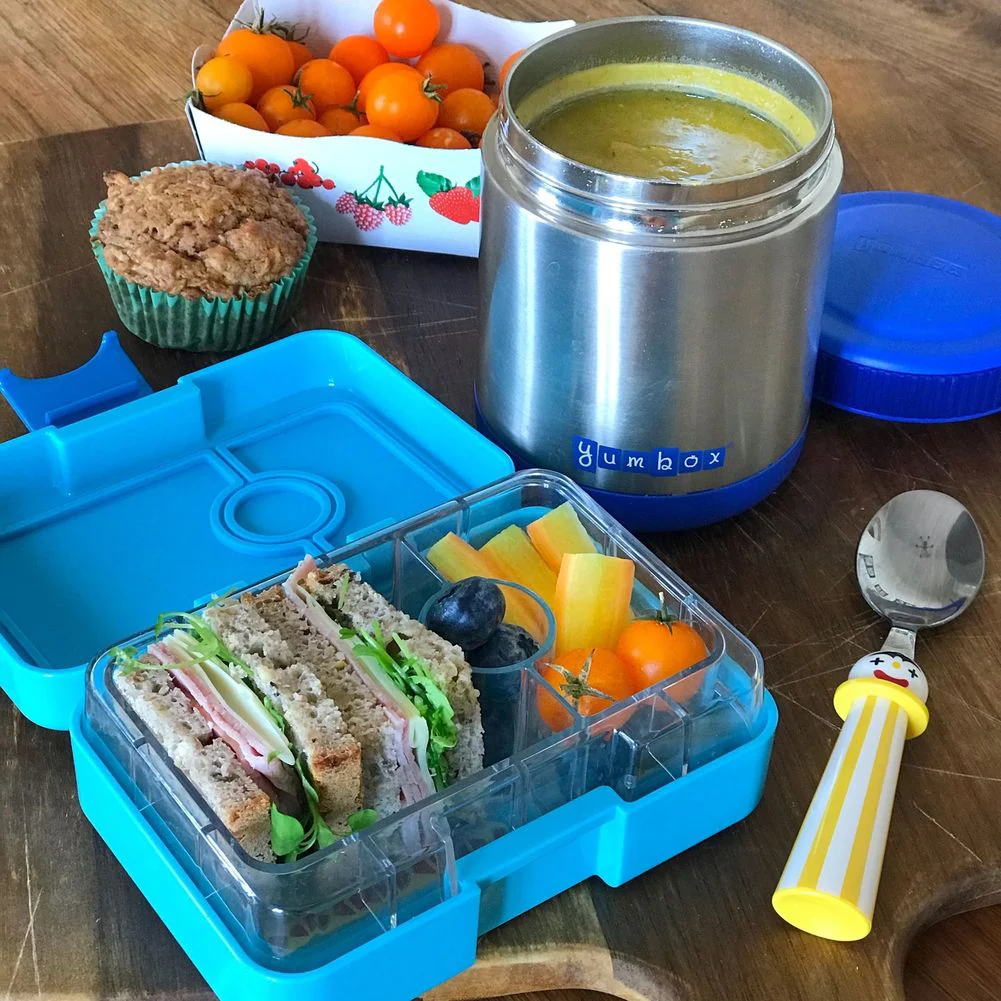 Yumbox Zuppa Triple Insulated Stainless Steel Thermal Food Jar with Spoon - Twilight Black / 12 oz - Image 4