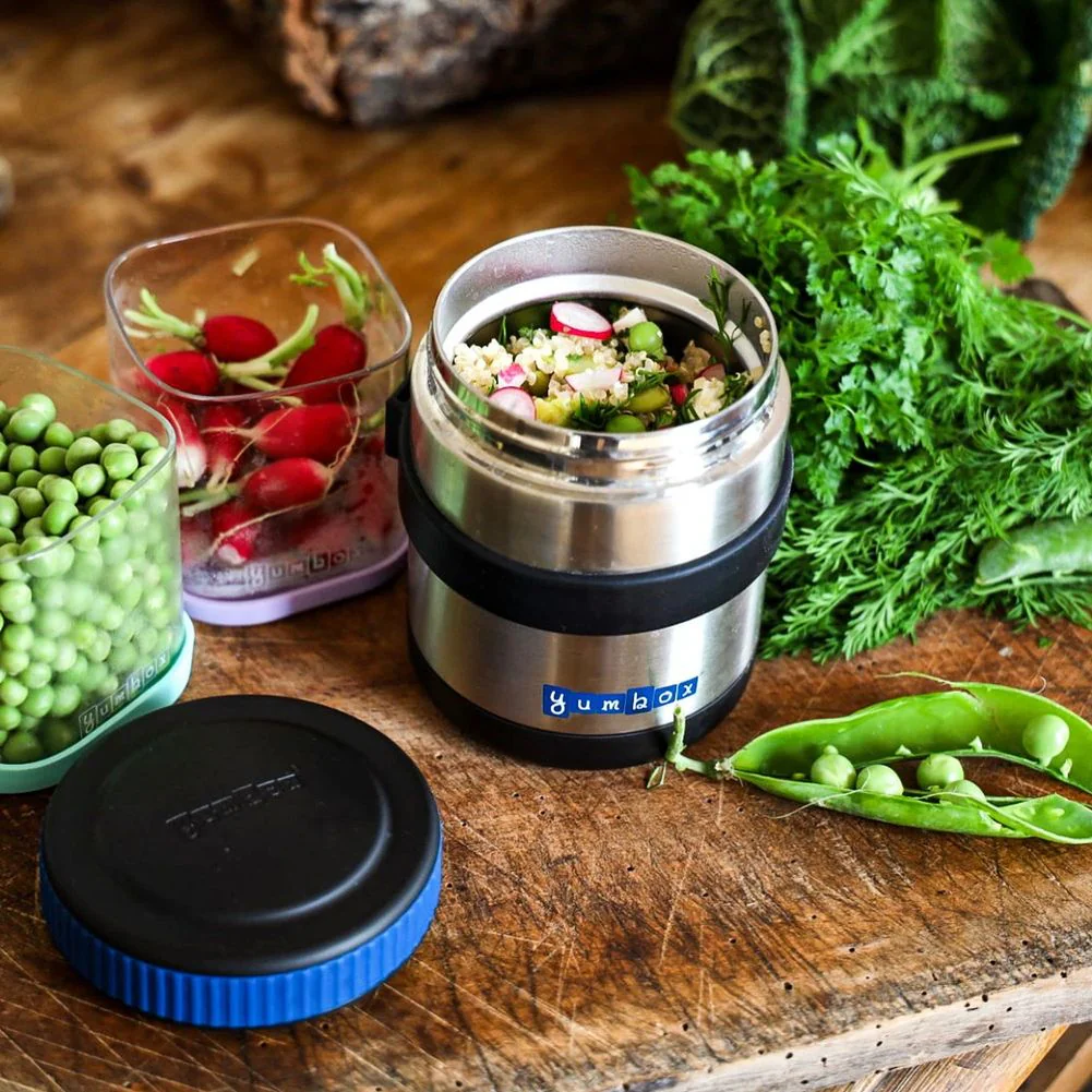 Yumbox Zuppa Triple Insulated Stainless Steel Thermal Food Jar with Spoon - Twilight Black / 12 oz - Image 5