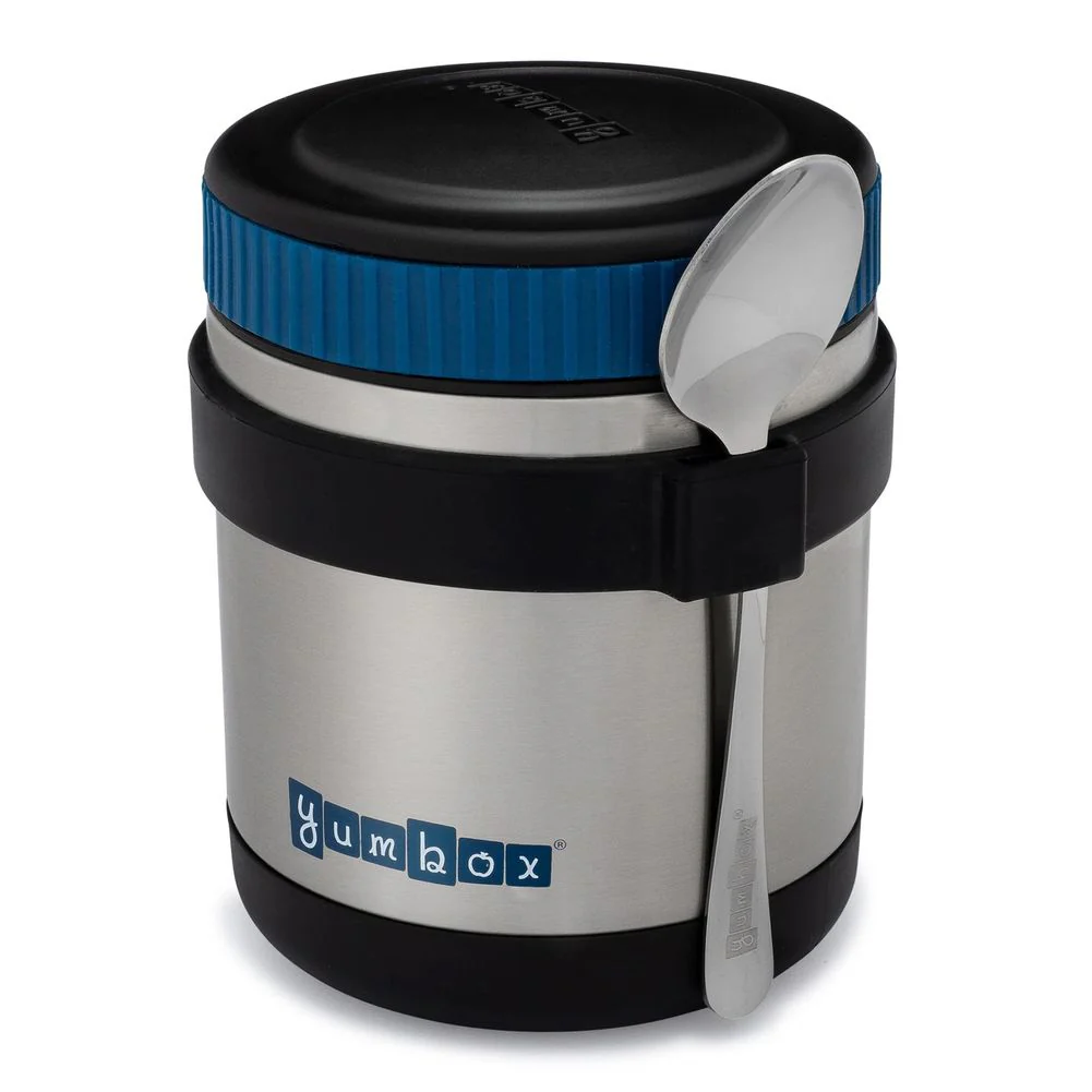Yumbox Zuppa Triple Insulated Stainless Steel Thermal Food Jar with Spoon - Twilight Black / 12 oz - Image 6