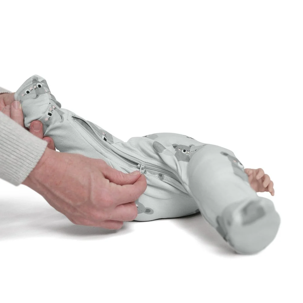 ZippyJamz Organic Cotton Footed Sleeper - Koala-fied Cutie (6-9 Months) - Image 3
