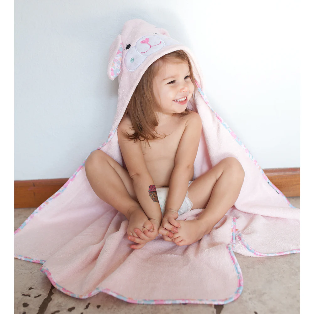Zoocchini Baby Hooded Towel - Beatrice the Bunny - Image 3