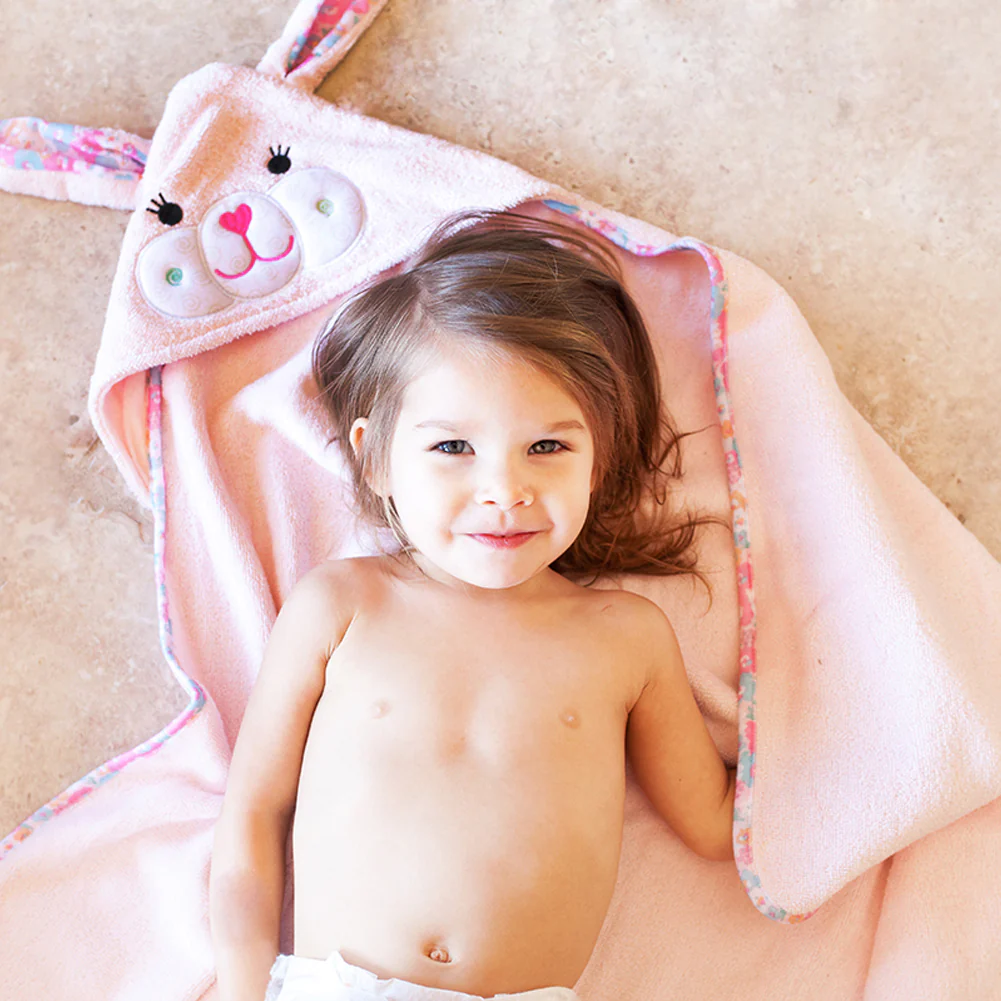 Zoocchini Baby Hooded Towel - Beatrice the Bunny - Image 4