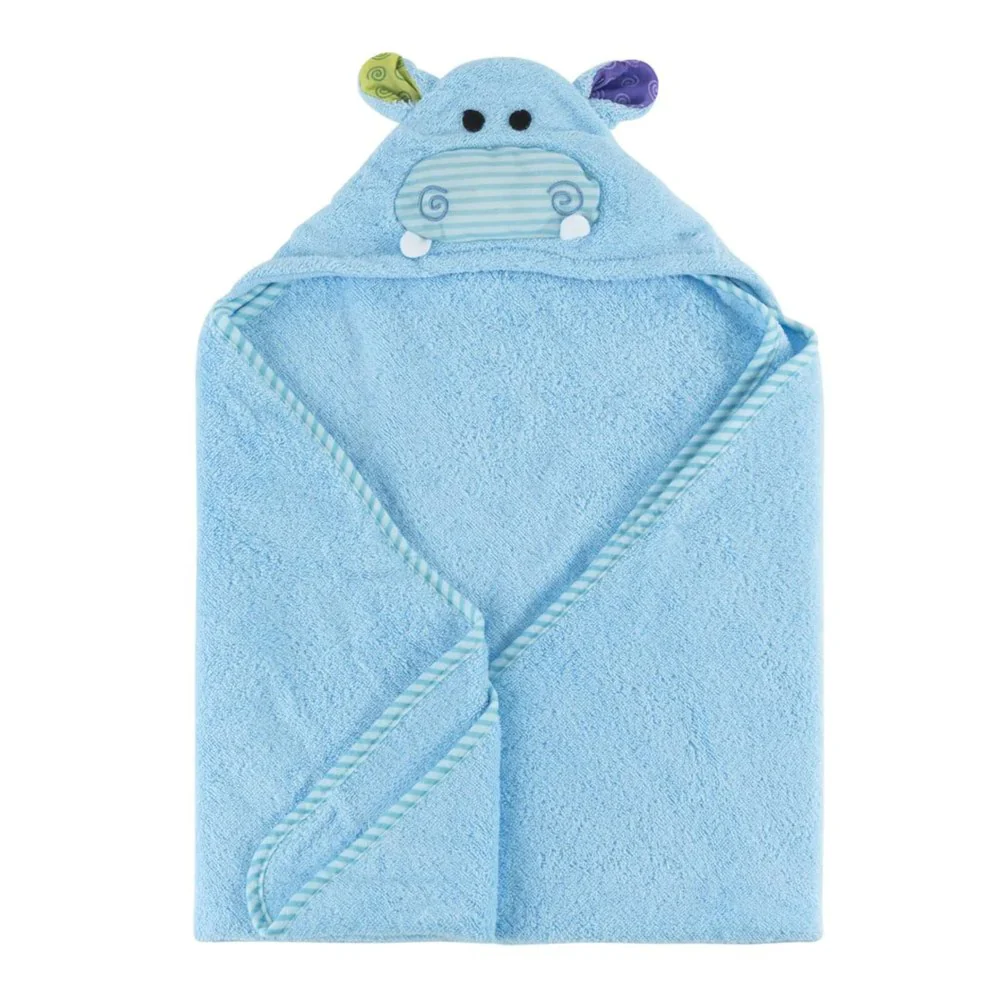 Zoocchini Baby Hooded Towel - Henry the Hippo