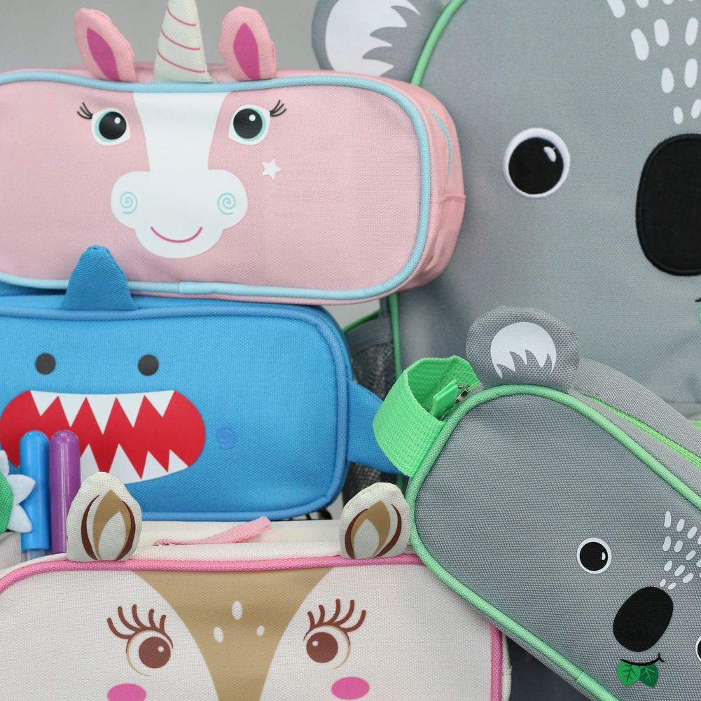 Zoocchini Pencil Case Pouch - Sherman the Shark - Image 2